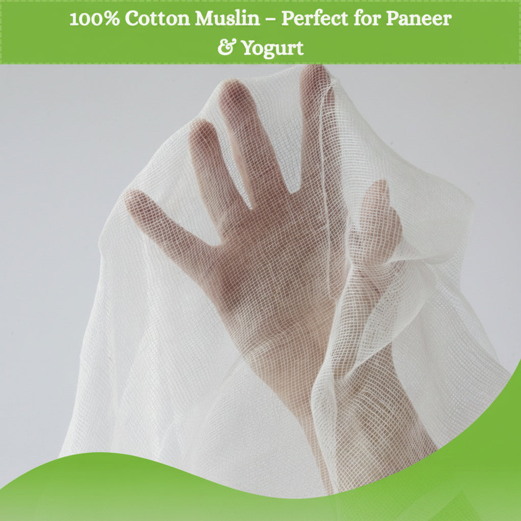 Close-up of fine mesh cheesecloth, a premium cotton fabric and Indian textile cloth. Our inventory also includes interlining fabric, cotton polyster blend fabric, and majarpat. Contact your trusted textile cloth supplier for powerloom fabric, plaid fabric, and matress fabric orders.