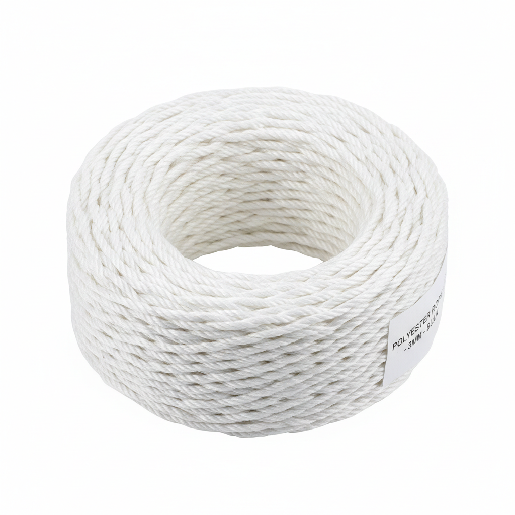 Polyester 3-Strand Twisted Rope (Per Kg)