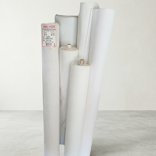 57-inch and 80-inch plain weave fabric and cotton fabric rolls. Product range includes fusible interlining fabric, cheesecloth, and checked matress fabric. High-durability powerloom fabric and cotton polyster blend fabric manufactured for industrial applications